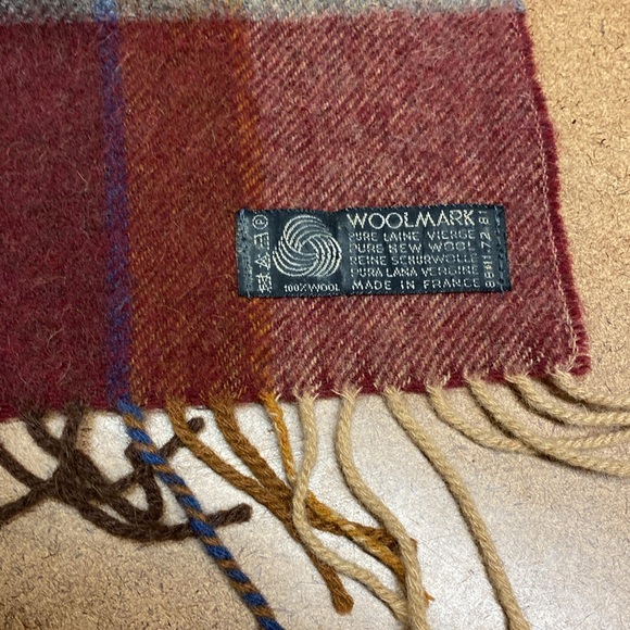 EUC Men’s Vintage Wool Scarf - Picture 3 of 4